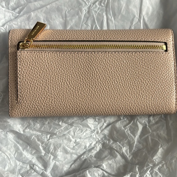 NWT MK Pebbled Leather Soft Pink Wallet - Picture 3 of 6
